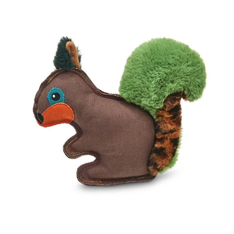 Petface Salina Squirrel Plush Dog Toy